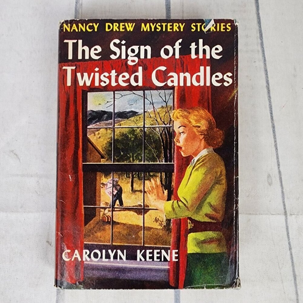 Vintage 1933 Nancy Drew Hardcover Book The Sign of the Twisted Candles - Picture 2 of 10